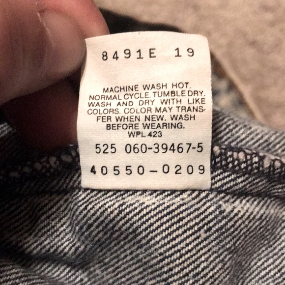 Vintage 90s Levi’s 550 Orange Tab Acid Wash Jeans / Made in USA / 38x32 - Picture 10 of 11